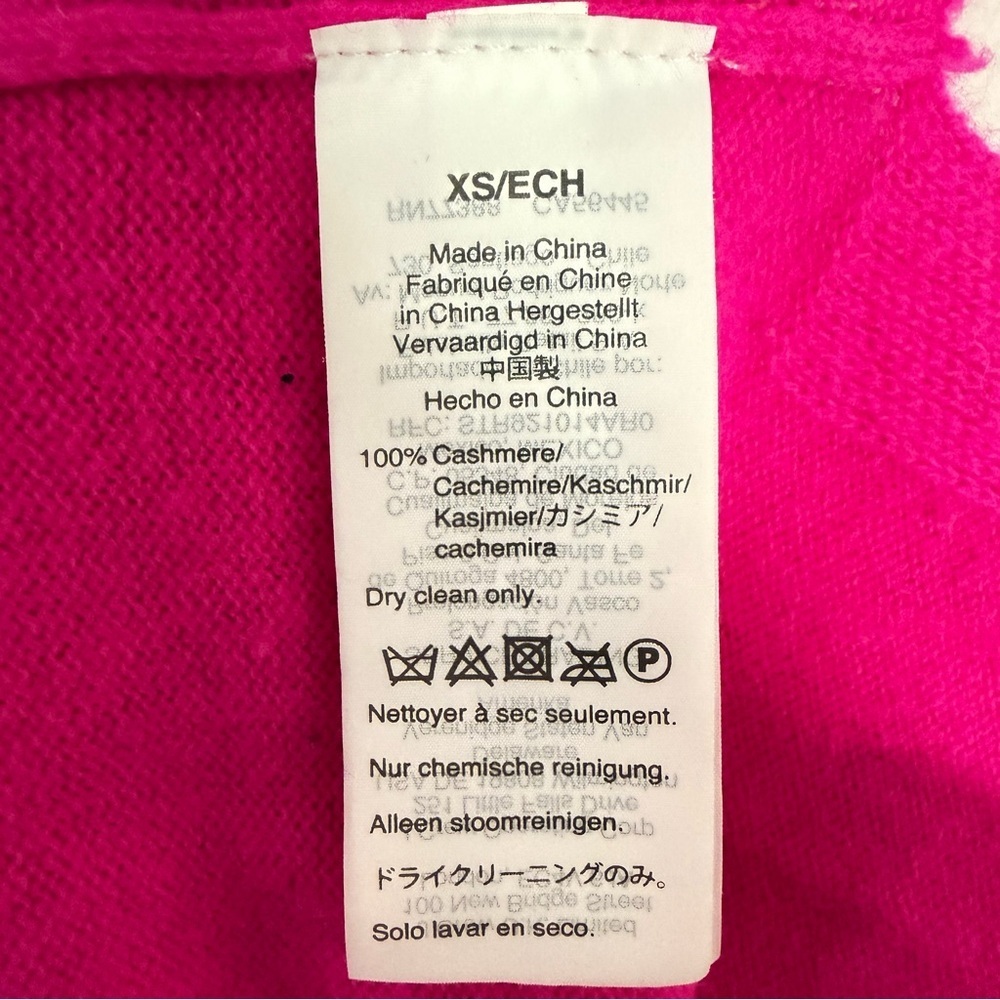 J.Crew Pink 100% Cashmere Crew Neck Sweater Size XS 23088 - Picture 6 of 8